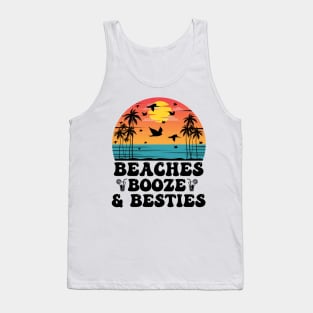 Beaches Booze & Besties Tank Top